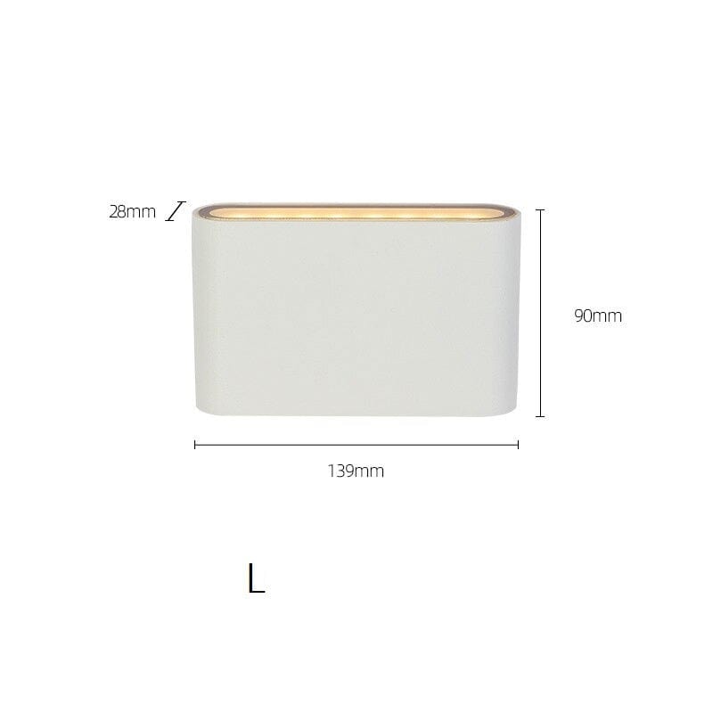 Applique murale LED moderne: Thais | Marco Lucetti Blanc - 9W