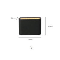 Applique murale LED moderne: Thais | Marco Lucetti Noir - 5W