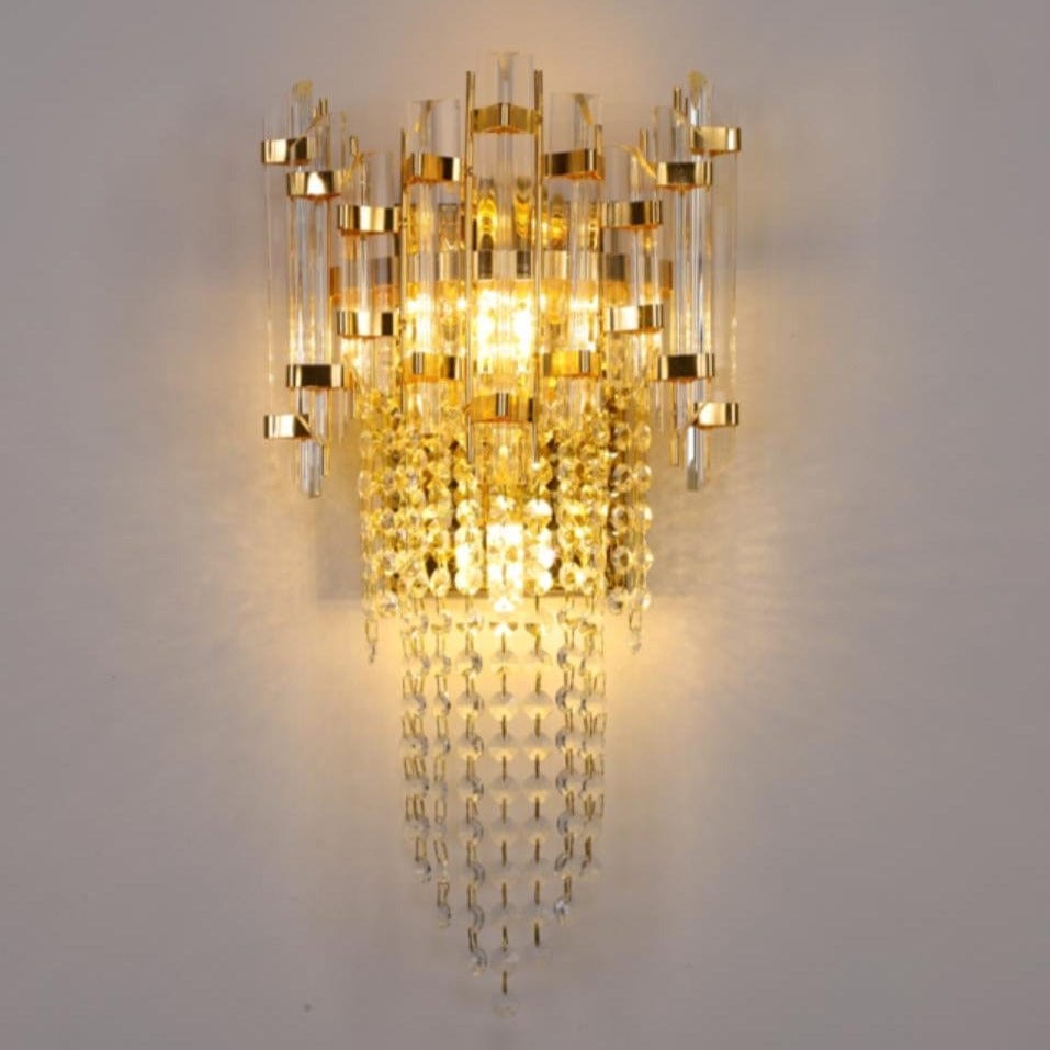 Applique murale LED moderne - Vega Crystal Drops | Marco Lucetti