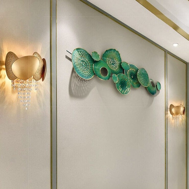 Applique murale LED moderne - Vega Crystal Drops | Marco Lucetti