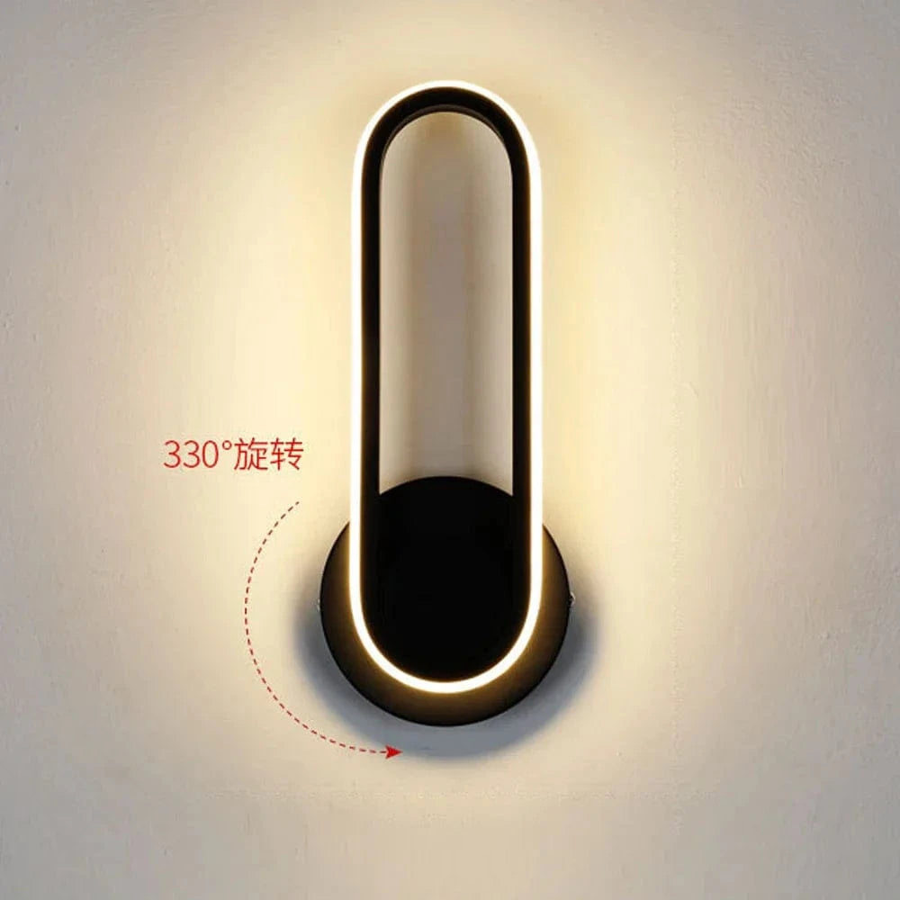 Applique Murale LED Modernes pour Maison - Luminaires Intérieurs 90-260V | Marco Lucetti Noir / Blanc chaud (2700-3500K)