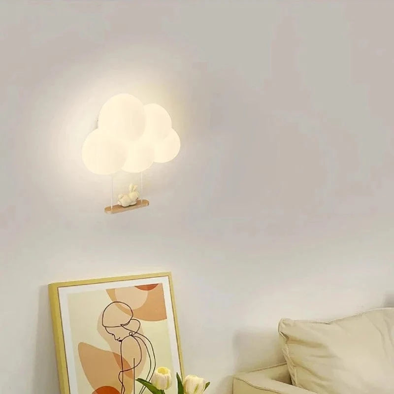 Applique murale LED "Monkey Bunny Cloud" pour enfants | Marco Lucetti