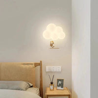 Applique murale LED "Monkey Bunny Cloud" pour enfants | Marco Lucetti