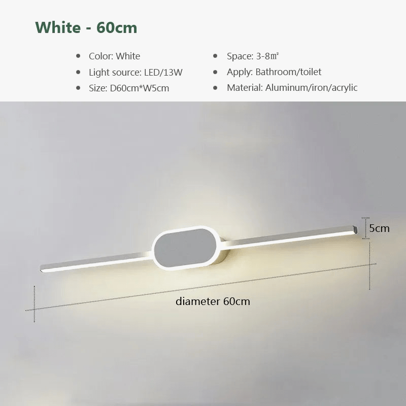 Applique murale LED Monochrome Mirror | Marco Lucetti