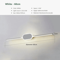 Applique murale LED Monochrome Mirror | Marco Lucetti