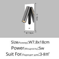 Applique murale LED multifonction avec chargeur USB intégré - Smart Design
