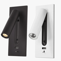 Applique murale LED multifonction avec chargeur USB intégré - Smart Design | Marco Lucetti