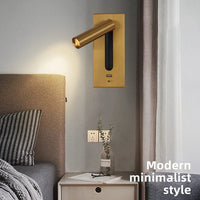 Applique murale LED multifonction avec chargeur USB intégré - Smart Design | Marco Lucetti