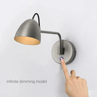 Applique Murale LED Nickel Touch Rotative | Marco Lucetti