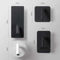 Applique murale LED noir et blanc minimaliste pour chambre d'hôtel avec interrupteur de projecteur | Marco Lucetti