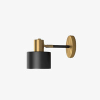 Applique murale LED Noir & Laiton Aveiro | Marco Lucetti A