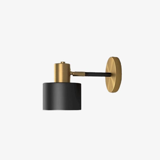 Applique murale LED Noir & Laiton Aveiro | Marco Lucetti A