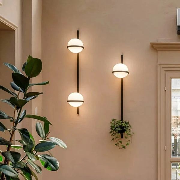 Applique murale LED Noir Moderne | Marco Lucetti
