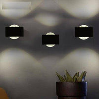 Applique murale LED Noire carrée | Marco Lucetti Noir