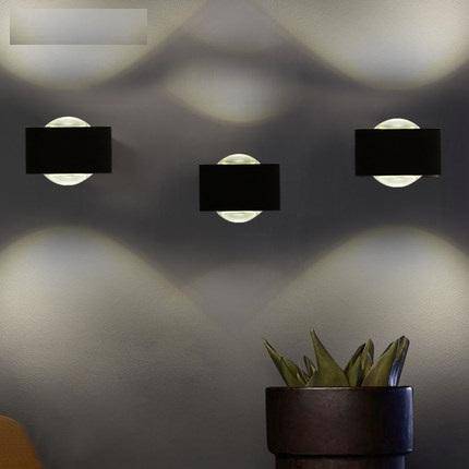 Applique murale LED Noire carrée | Marco Lucetti Noir