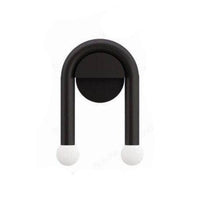 Applique murale LED noire double modernité | Marco Lucetti