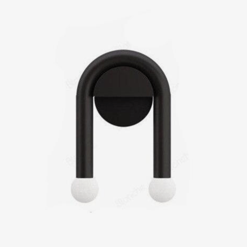 Applique murale LED noire double modernité | Marco Lucetti