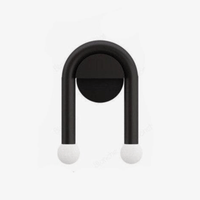 Applique murale LED noire double modernité | Marco Lucetti