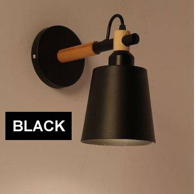 Applique murale LED Nordic en bois et métal | Marco Lucetti Noir