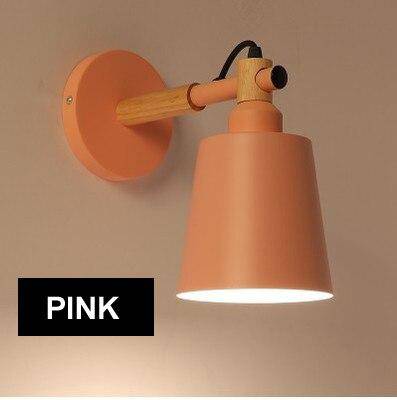 Applique murale LED Nordic en bois et métal | Marco Lucetti Rose