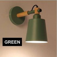 Applique murale LED Nordic en bois et métal | Marco Lucetti Vert