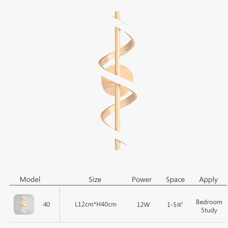 Applique murale LED Nordic Wood | Marco Lucetti