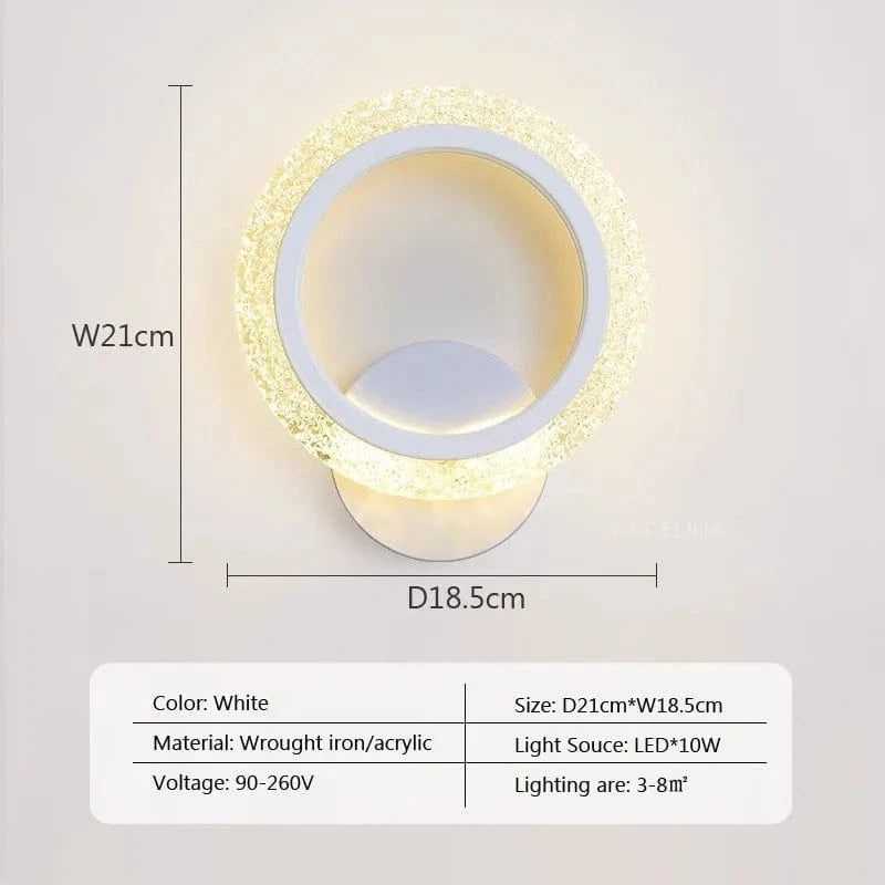 Applique murale LED Nordica - Éclairage Escaliers & Hôtel | Marco Lucetti B blanc / Lumière blanche