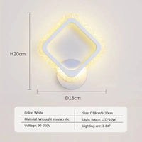 Applique murale LED Nordica - Éclairage Escaliers & Hôtel | Marco Lucetti D blanc / Lumière blanche