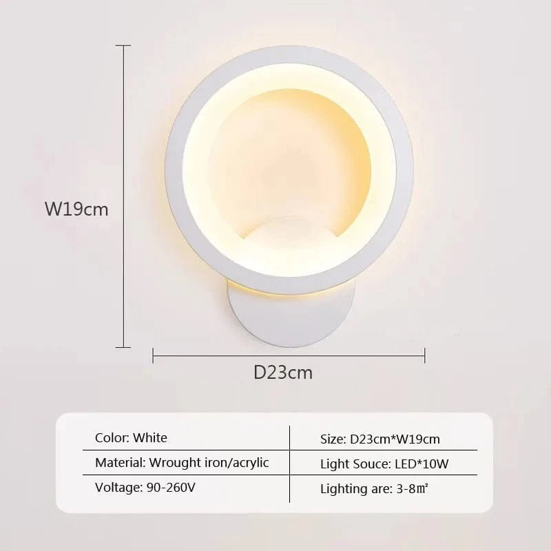 Applique murale LED Nordica - Éclairage Escaliers & Hôtel | Marco Lucetti Un blanc / Lumière blanche