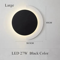 Applique murale LED NordicaIlluminateurs™ | Marco Lucetti Noir / Blanc chaud (2700-3500K)