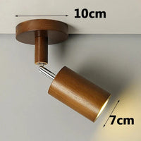 Applique Murale LED Nordik Bois Massif | Marco Lucetti Bois B / Blanc chaud (2700-3500K)