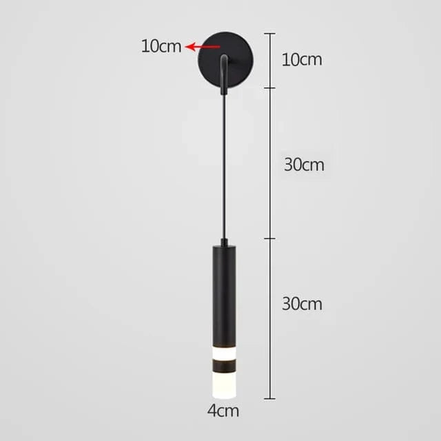 Applique murale LED Nordik Light | Marco Lucetti A noir / Blanc chaud (2700-3500K)