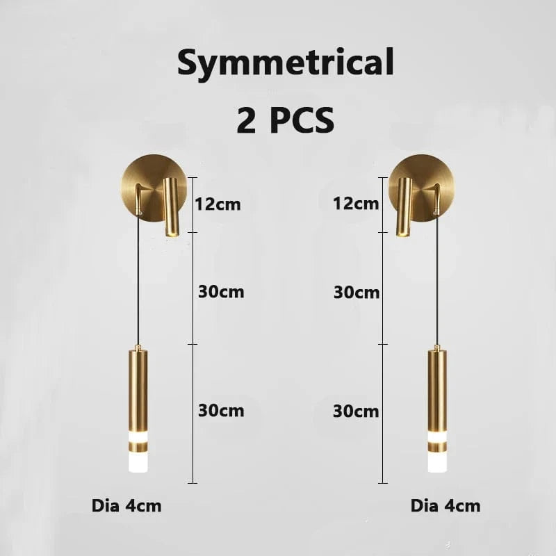 Applique murale LED Nordik Light | Marco Lucetti B or 2 pièces / Blanc chaud (2700-3500K)