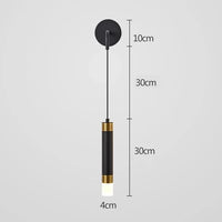 Applique murale LED Nordik Light | Marco Lucetti C noir / Blanc chaud (2700-3500K)