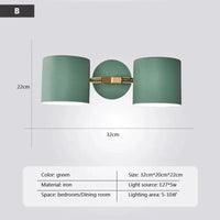 Applique murale Led Nordik-Light | Marco Lucetti WL564B / Lumière froide