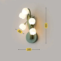 Applique murale LED Nordik Muguet | Marco Lucetti Abat-jour en fer PC / D185xH330mm / Blanc chaud | G4 5W | 5 têtes