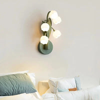 Applique murale LED Nordik Muguet | Marco Lucetti Abat-jour en fer PC / D185xH330mm / Blanc chaud | G4 5W | 5 têtes