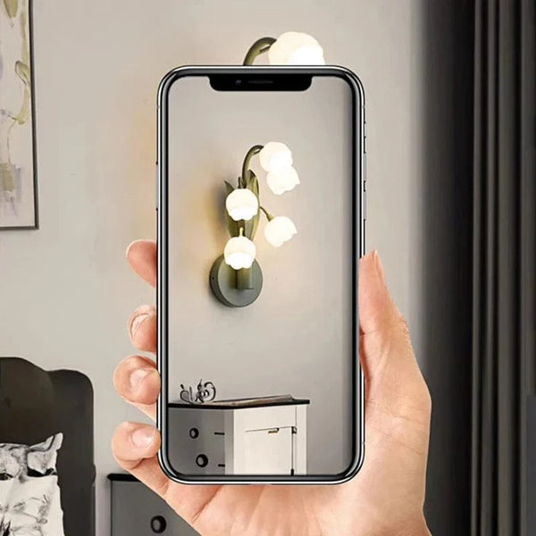 Applique murale LED Nordik Muguet | Marco Lucetti Abat-jour en fer PC / D185xH330mm / Blanc chaud | G4 5W | 5 têtes