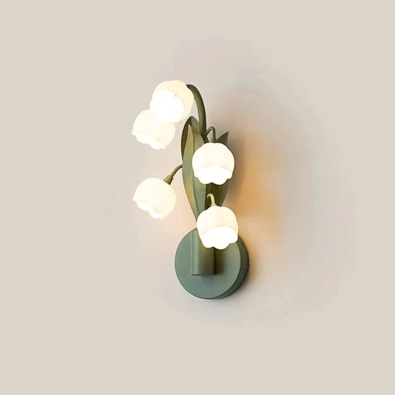 Applique murale LED Nordik Muguet | Marco Lucetti Abat-jour en fer PC / D185xH330mm / Blanc chaud | G4 5W | 5 têtes