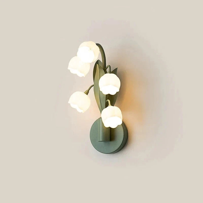 Applique murale LED Nordik Muguet | Marco Lucetti Abat-jour en fer PC / D185xH330mm / Blanc chaud | G4 5W | 5 têtes