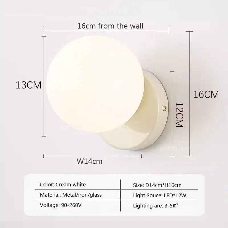 Applique murale LED Nordikream | Marco Lucetti WL655 Blanc / Blanc froid