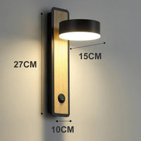 Applique murale LED Nordique 5W - Design Intégré | Marco Lucetti B Noir / Blanc chaud (2700-3500K)