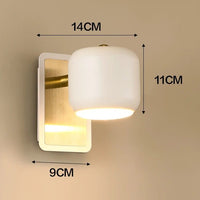 Applique murale LED Nordique 5W - Design Intégré | Marco Lucetti Un blanc / Blanc chaud (2700-3500K)