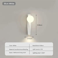 Applique murale LED nordique au Design Épuré | Marco Lucetti Blanc-30cm / Blanc froid