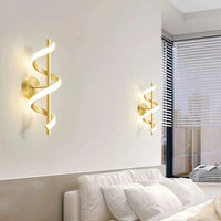 Applique Murale LED Nordique Black & White Glam | Marco Lucetti