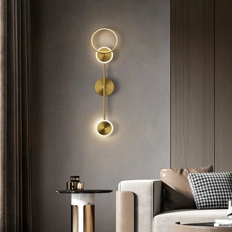 Applique murale LED nordique de luxe contemporain | Marco Lucetti