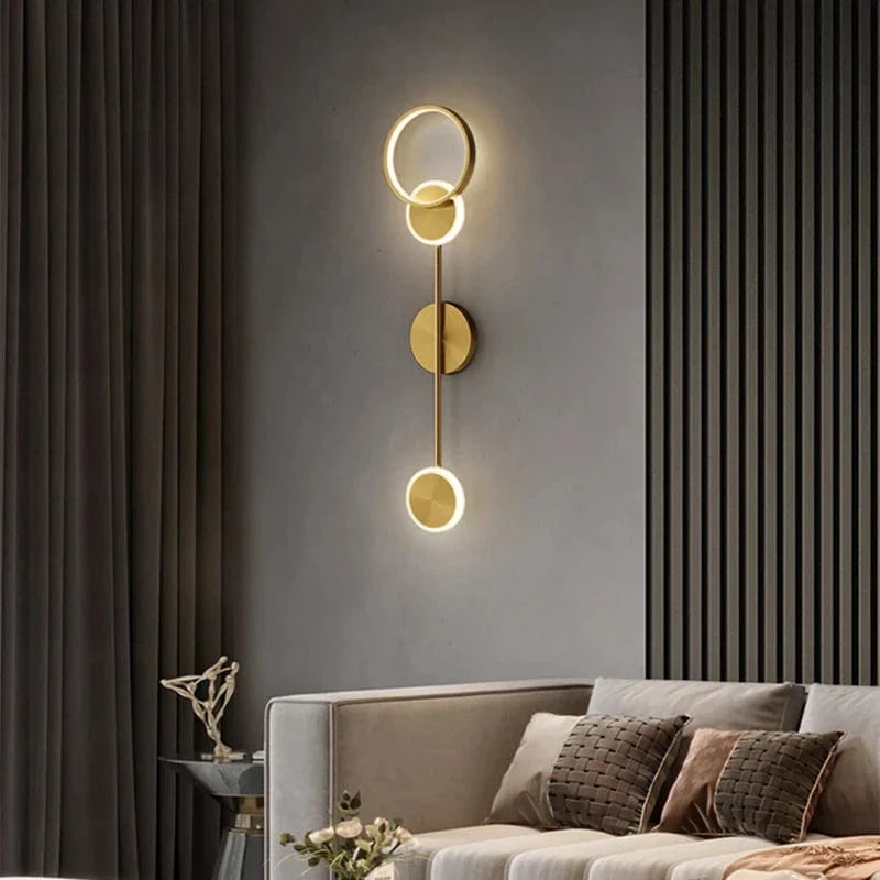 Applique murale LED nordique de luxe contemporain | Marco Lucetti