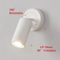 Applique Murale LED Nordique Double Tête Rotative pour Lecture et Étude - Lumières Brillantes | Marco Lucetti