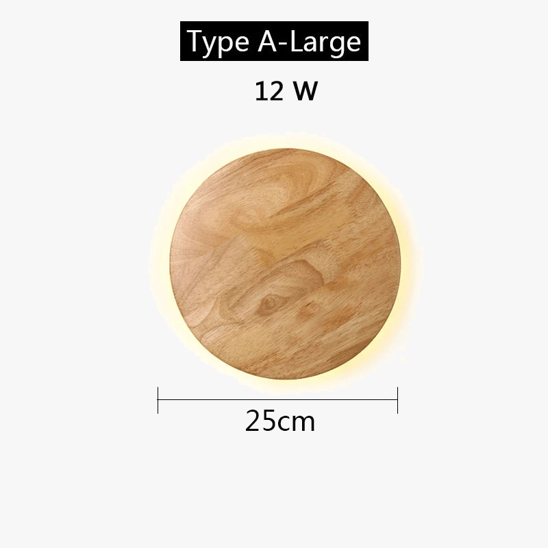Applique Murale LED Nordique en Bois Moderne | Marco Lucetti