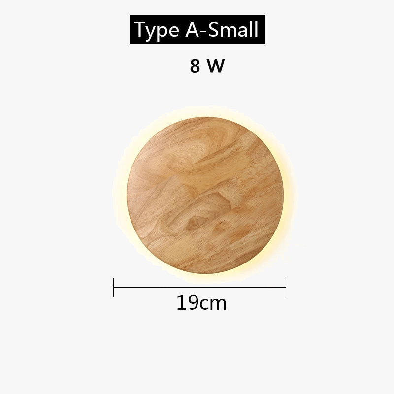 Applique Murale LED Nordique en Bois Moderne | Marco Lucetti